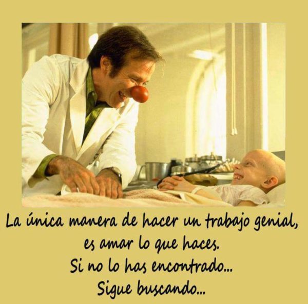 La única manera de hacer un trabajo genial, es amar lo que haces. Si no lo has encontrado sigue buscando...