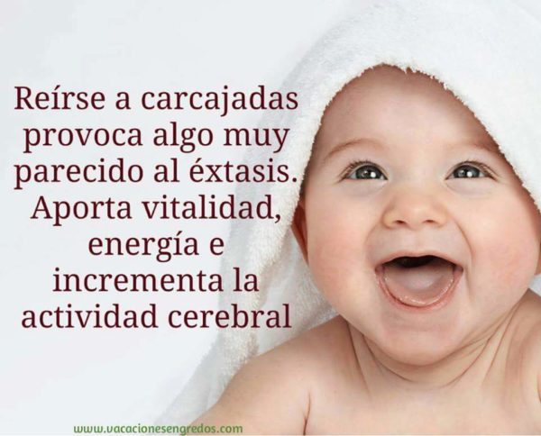 Reírse a carcajadas provoca algo muy parecido al éxtasis. Aporta vitalidad, energía e incrementa la actividad cerebral.