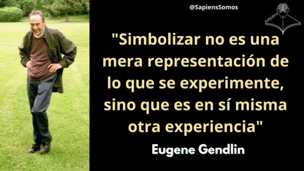 Simbolizar no es una mera representación de lo que se experimente, sino que es en sí misma otra experiencia.